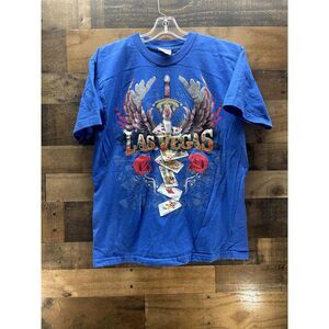 Bayside Las Vegas T-Shirt Large *MADE IN‎ USA*